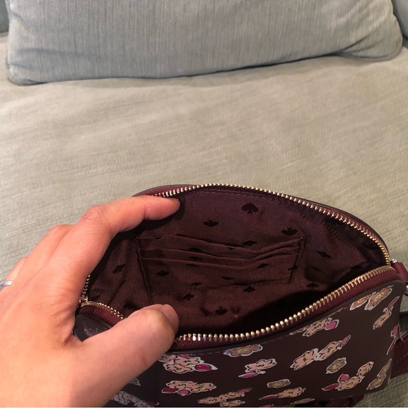 NWT Kate Spade Tinsel Berry Floral small crossby shoulder strap purse bag - Picture 3 of 5